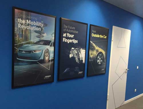 Tapetendruck, Glasdekor und Posterdruck für Büros