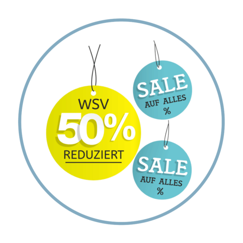 Sales Aufkleber für Fenster