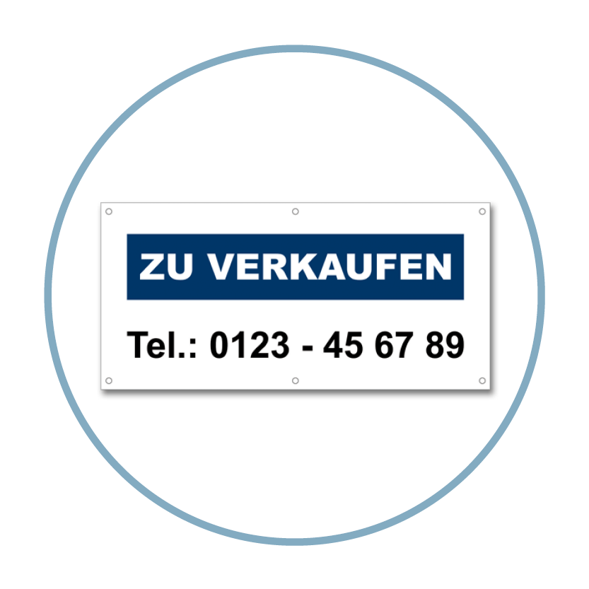 Immobilienbanner - Fertige Vorlage zu verkaufen