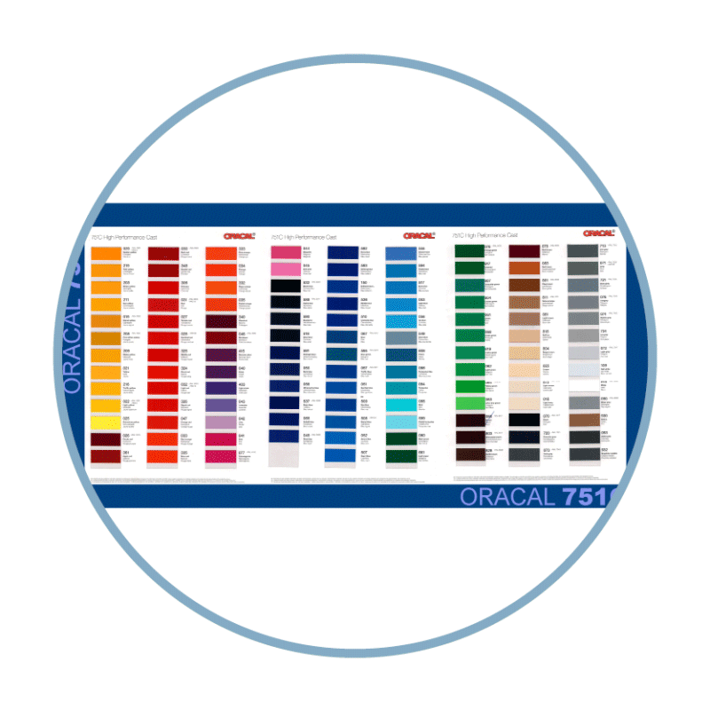 Oracal® 751 Folie Farbkarte - Image Printing - Berlin