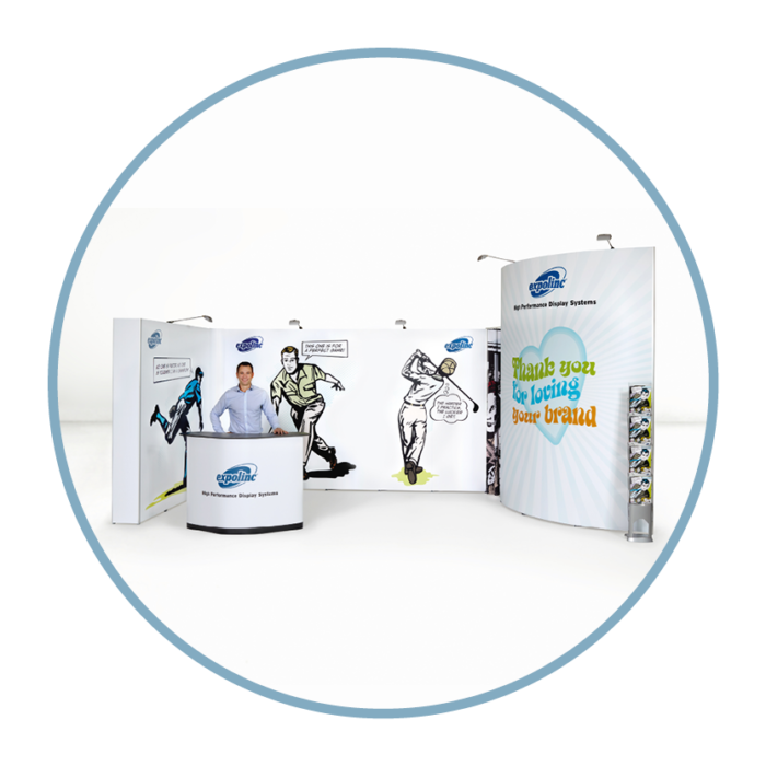 Pop Up Magnetic 6×3 m Kombination 4