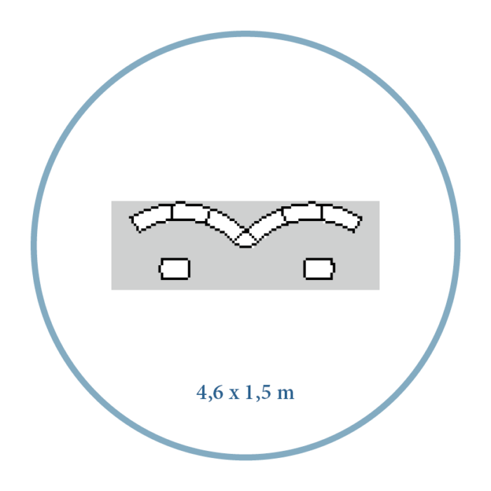 Pop Up Magnetic 4,6 x 1,5 m Kombination 6 – Bild 2
