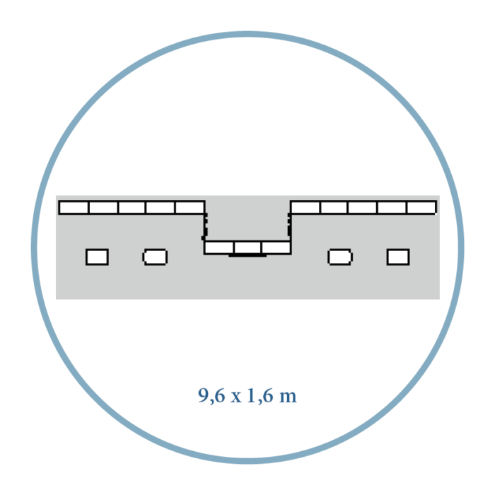 Pop Up Magnetic 9,6×1,6 m Kombination 8 – Bild 2