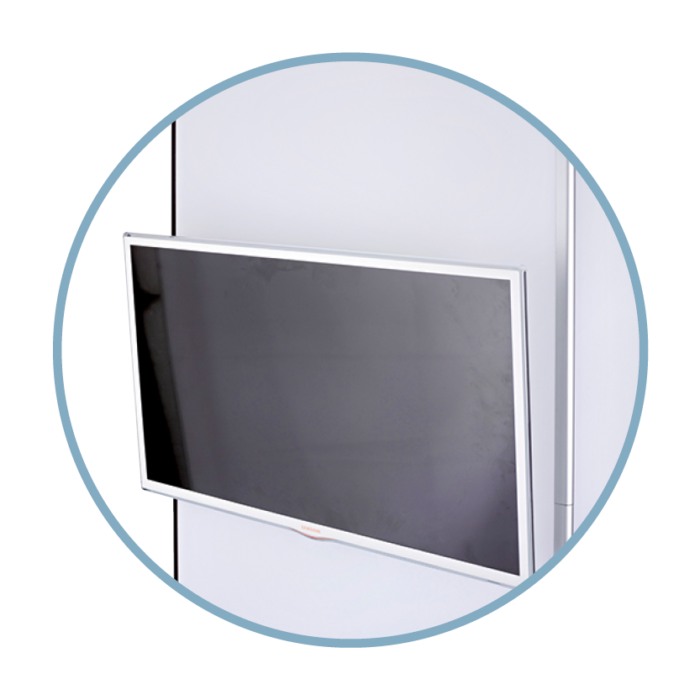 Pop Up Screen Holder mit Tasche