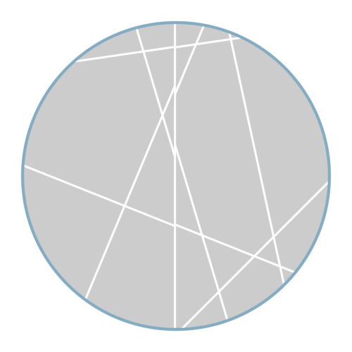 Glasdekor Folie mit Linien-Design
