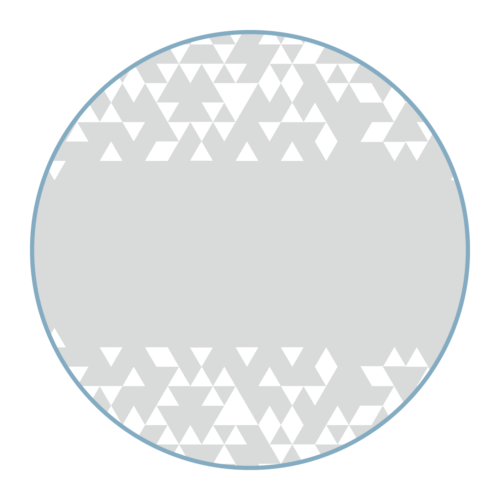 Tringle-Design Glasdekorfolie