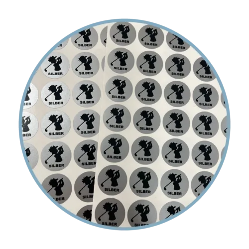 Silber Etiketten