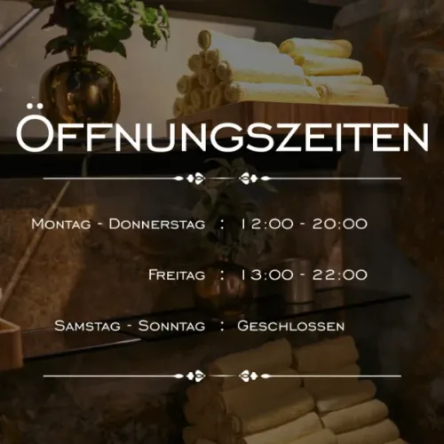 Öffnungszeiten fertige Vorlage design